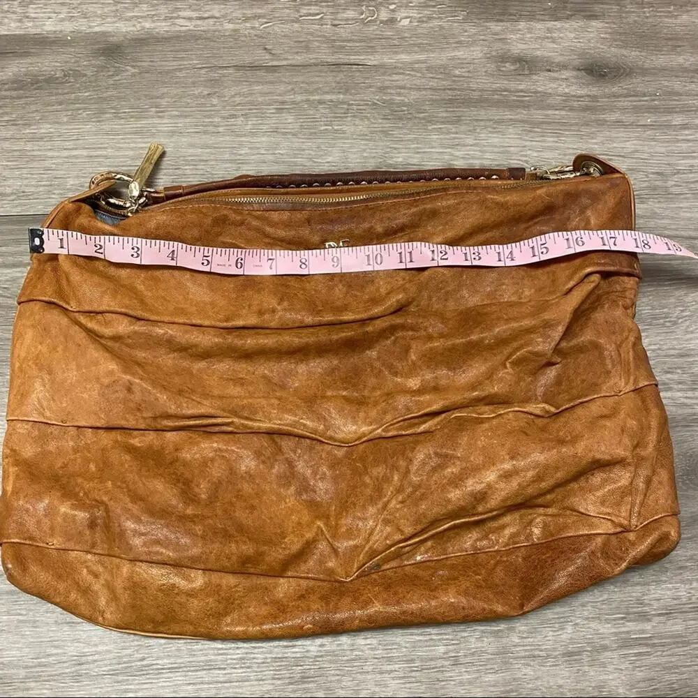 Diane von Furstenberg DVF Slouch Leather Hobo Bag